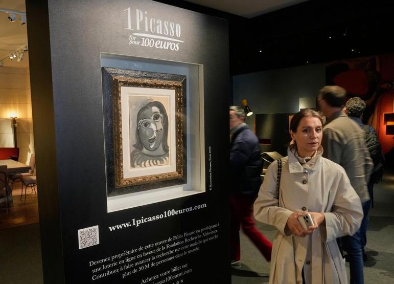 Değeri 44 milyon olan bu Picasso eseri, 5 bin TLye satılacak