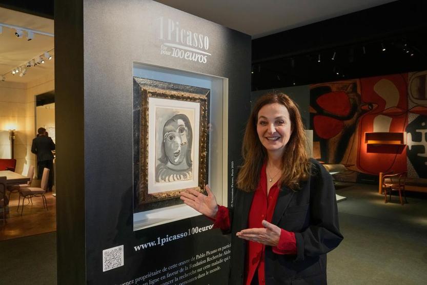 Değeri 44 milyon olan bu Picasso eseri, 5 bin TLye satılacak