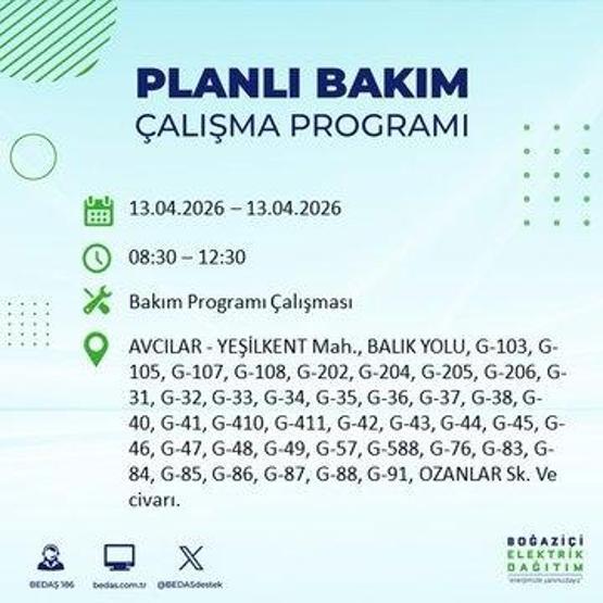 13 NİSAN İSTANBUL ELEKTRİK KESİNTİSİ: İstanbul’da Elektrikler Ne Zaman Gelecek BEDAŞ’tan 22 İlçe İçin Kesinti Açıklaması