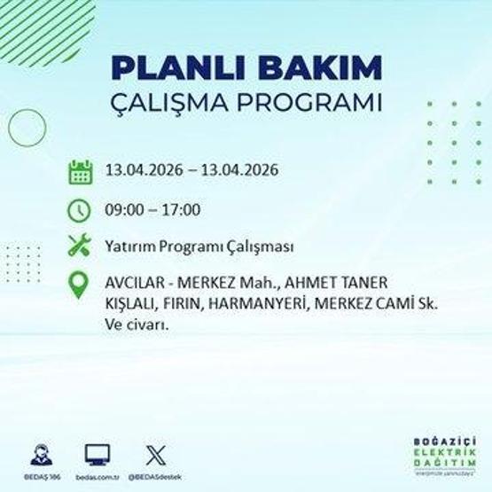 13 NİSAN İSTANBUL ELEKTRİK KESİNTİSİ: İstanbul’da Elektrikler Ne Zaman Gelecek BEDAŞ’tan 22 İlçe İçin Kesinti Açıklaması
