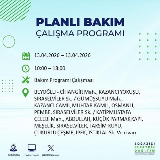 13 NİSAN İSTANBUL ELEKTRİK KESİNTİSİ: İstanbul’da Elektrikler Ne Zaman Gelecek BEDAŞ’tan 22 İlçe İçin Kesinti Açıklaması