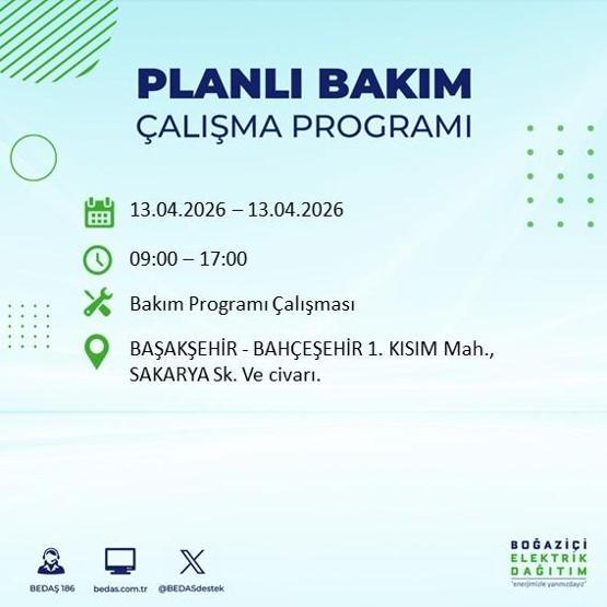 13 NİSAN İSTANBUL ELEKTRİK KESİNTİSİ: İstanbul’da Elektrikler Ne Zaman Gelecek BEDAŞ’tan 22 İlçe İçin Kesinti Açıklaması