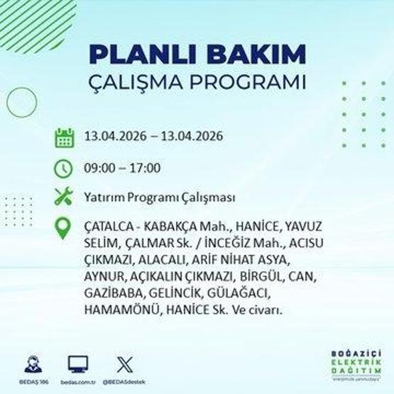 13 NİSAN İSTANBUL ELEKTRİK KESİNTİSİ: İstanbul’da Elektrikler Ne Zaman Gelecek BEDAŞ’tan 22 İlçe İçin Kesinti Açıklaması