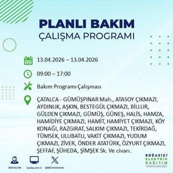 13 NİSAN İSTANBUL ELEKTRİK KESİNTİSİ: İstanbul’da Elektrikler Ne Zaman Gelecek BEDAŞ’tan 22 İlçe İçin Kesinti Açıklaması
