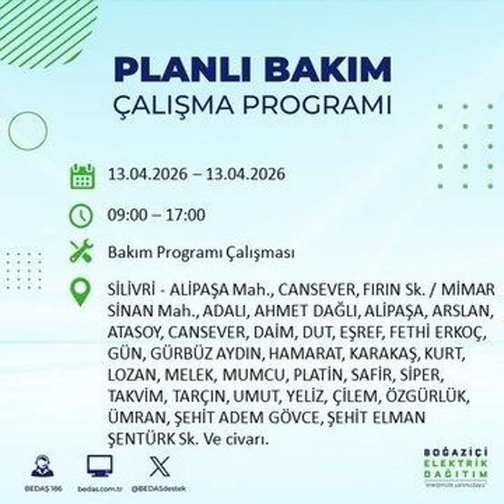 13 NİSAN İSTANBUL ELEKTRİK KESİNTİSİ: İstanbul’da Elektrikler Ne Zaman Gelecek BEDAŞ’tan 22 İlçe İçin Kesinti Açıklaması