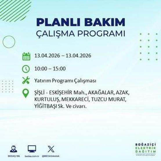 13 NİSAN İSTANBUL ELEKTRİK KESİNTİSİ: İstanbul’da Elektrikler Ne Zaman Gelecek BEDAŞ’tan 22 İlçe İçin Kesinti Açıklaması