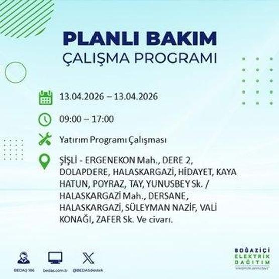 13 NİSAN İSTANBUL ELEKTRİK KESİNTİSİ: İstanbul’da Elektrikler Ne Zaman Gelecek BEDAŞ’tan 22 İlçe İçin Kesinti Açıklaması