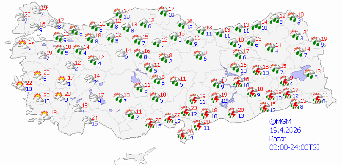 Hafta sonu plan yapanlar dikkat Meteoroloji uyardı: Sarı ve turuncu kodlu uyarı alarmı