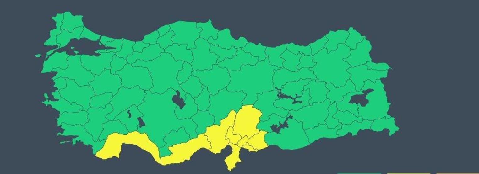 Hafta sonu plan yapanlar dikkat Meteoroloji uyardı: Sarı ve turuncu kodlu uyarı alarmı