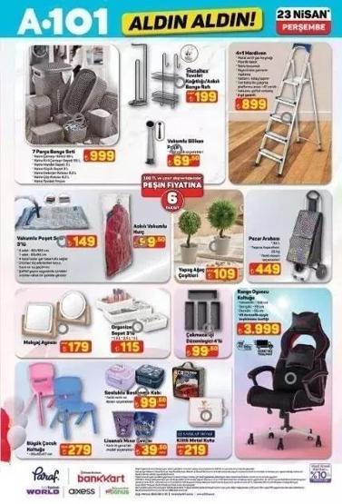 23 NİSAN A101 HAFTANIN YILDIZLARI KATALOĞU: A101 Aldın Aldın 23 Nisan 2026 Aktüel Kataloğu Yayımlandı Philips ve Samsung TV’ler, Motosiklet, Ev Aletleri...