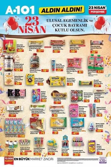 23 NİSAN A101 HAFTANIN YILDIZLARI KATALOĞU: A101 Aldın Aldın 23 Nisan 2026 Aktüel Kataloğu Yayımlandı Philips ve Samsung TV’ler, Motosiklet, Ev Aletleri...