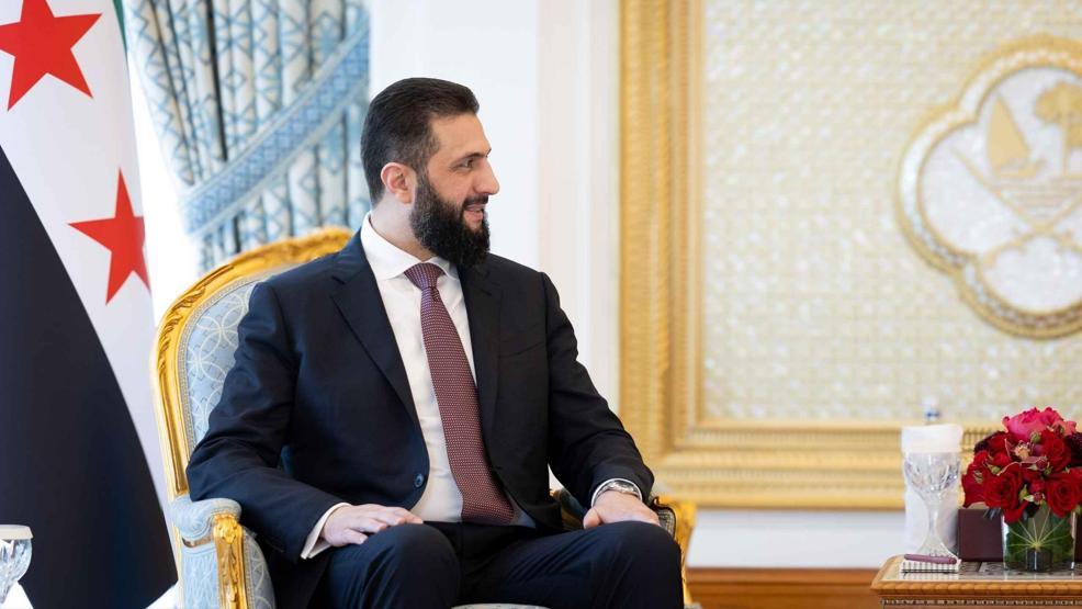 Suriye Cumhurbaşkanı Şaradan Katar temasları