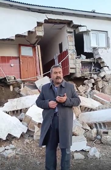 Ağrıda 4.3 büyüklüğünde deprem Bazı köylerde evlerde hasar oluştu