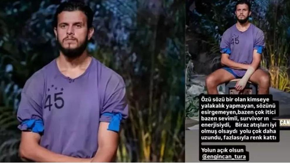 Survivor 2026’da Engincan Tura elendi Hikmet Tuğsuz’dan dikkat çeken veda mesajı