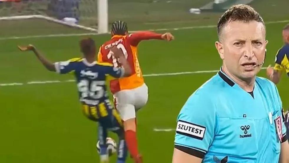 Galatasaray - Fenerbahçe derbisindeki penaltı pozisyonlarında karar doğru mu Eski hakemler değerlendirdi...