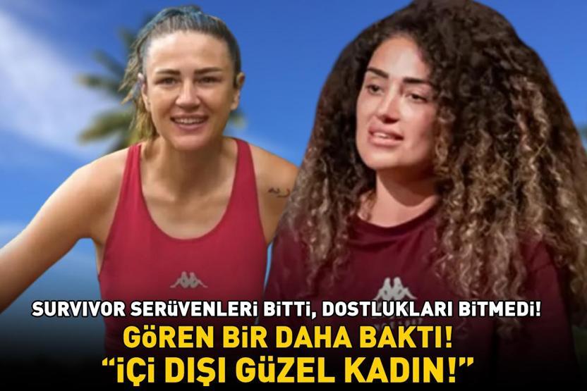 Dilan Çıtak ile Meryem Boza bakın Survivor serüvenleri bitti, dostlukları bitmedi İçi dışı güzel kadın
