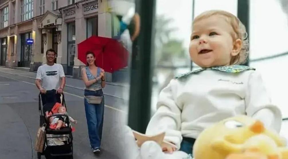 İlker Aksum ve eşi Dilay Ekmekçioğlundan mutlu aile tablosu