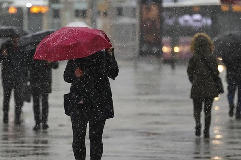 Dikkat Meteoroloji il il uyardı: Sağanak ve karla karışık yağmur alarmı