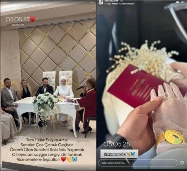 Kadir Ezildi evliliğinin 1. yılını kutladı: “Heyecanı diri tutmak önemli”