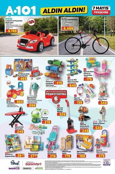 A101 7 Mayıs 2026 Aktüel Kataloğu: Bu Hafta A101de Neler İndirimde Aldın Aldın Ürün Listesi Açıklandı QLED TV, Scooter ve Daha Fazlası