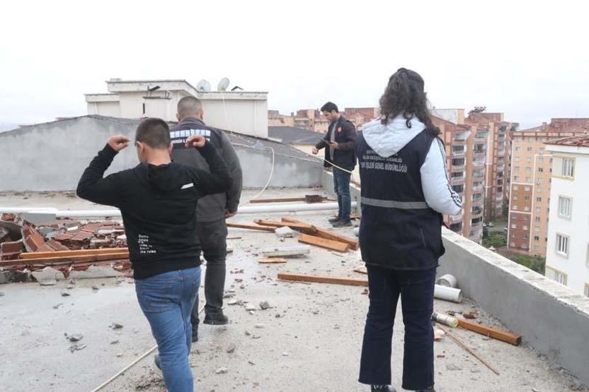 Gaziantepte fırtınanın faturası ağır oldu