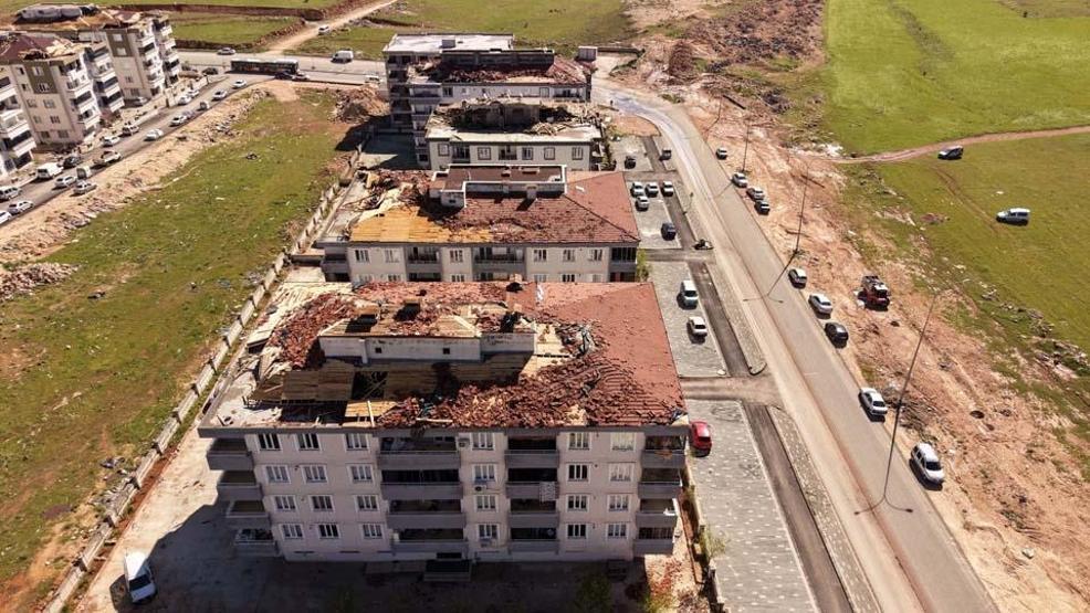 Gaziantepte fırtınanın faturası ağır oldu