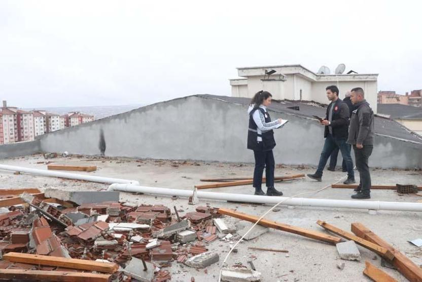 Gaziantepte fırtınanın faturası ağır oldu
