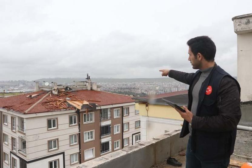 Gaziantepte fırtınanın faturası ağır oldu