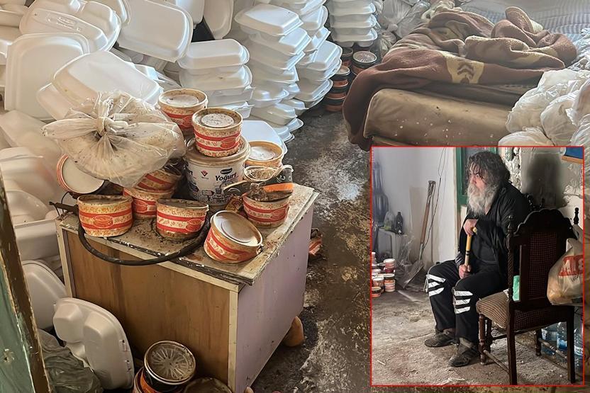 Kötü koku belediyeyi harekete geçirdi 1 yıldır çöp evde yaşadığı ortaya çıktı
