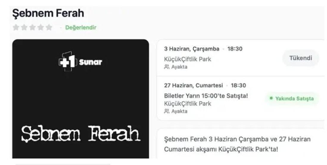 Biletler 12 dakika içinde tükenmişti Şebnem Ferah’tan ek konser müjdesi