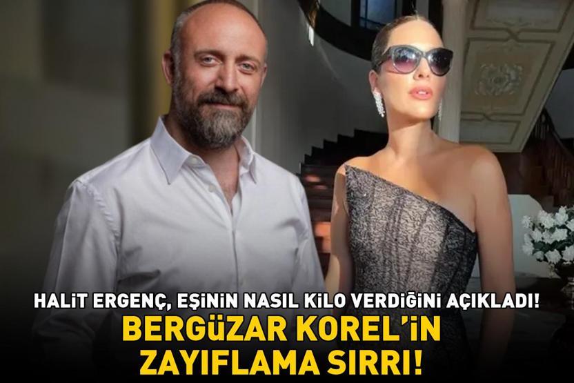 4 ayda 20 kilo verdi Halit Ergenç, Bergüzar Korelin zayıflama sırrını açıkladı Meğer fit halini buna borçluymuş...