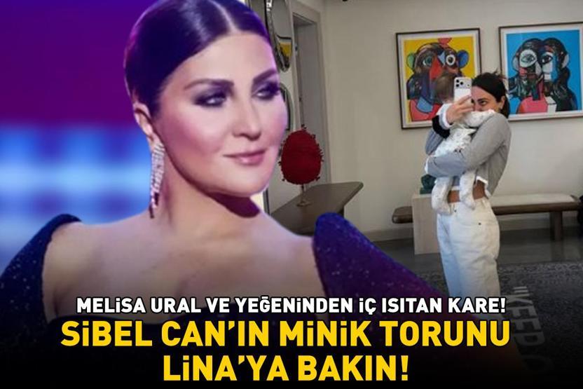 Melisa Ural ve yeğeninden iç ısıtan kare Sibel Canın güzeller güzeli minik torunu Linaya bakın