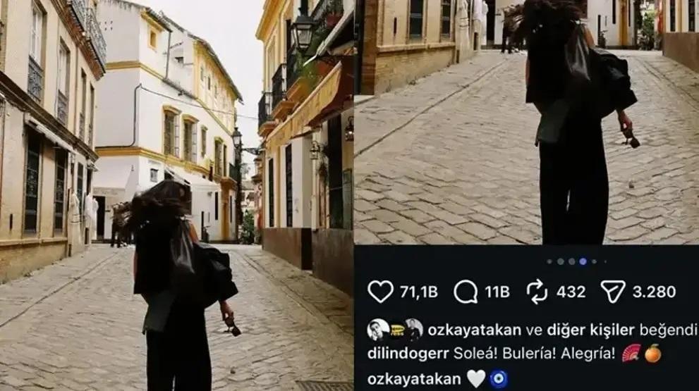 Öpmelere doyamadı Uzak Şehirin yıldızları Atakan Özkaya ve Dilin Döğer aşka geldi