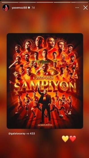 4. Kez Üst Üste Gelen Zafer Süper Ligde Şampiyon Galatasaray Ünlülerden Kutlama Mesajları: Aslanım Çok Yaşa