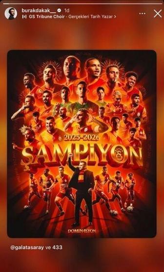 4. Kez Üst Üste Gelen Zafer Süper Ligde Şampiyon Galatasaray Ünlülerden Kutlama Mesajları: Aslanım Çok Yaşa