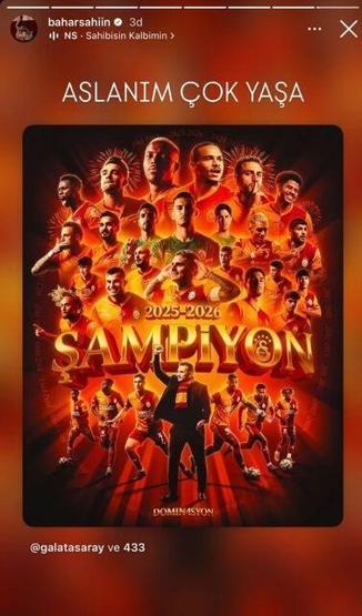 4. Kez Üst Üste Gelen Zafer Süper Ligde Şampiyon Galatasaray Ünlülerden Kutlama Mesajları: Aslanım Çok Yaşa