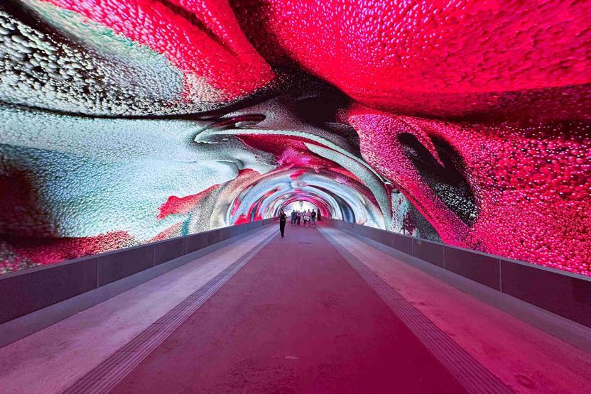 Asırlık tünel sanat merkezine dönüştü