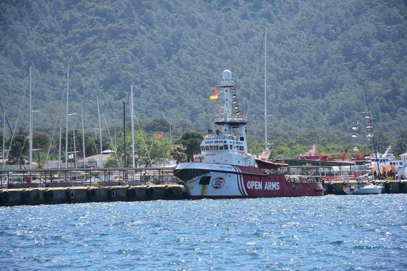 Küresel Sumud Filosu Marmaris Limanında