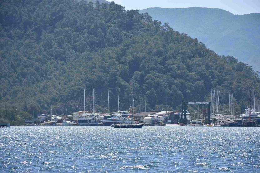 Küresel Sumud Filosu Marmaris Limanında