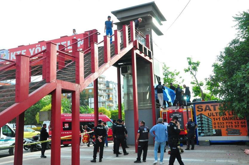Manisada feci ölüm Asansörde sıkışarak can verdi