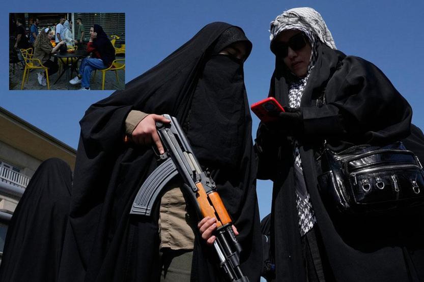Savaşın ortasında yaşam: Bir ülke, iki farklı an...
