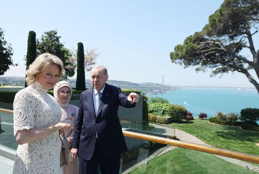 Dev heyetle geldi Vahdettin Köşkü’nde önemli ağırlama