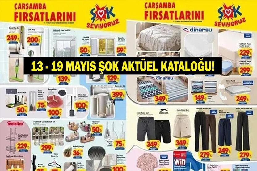 ŞOK 13-19 Mayıs Aktüel Kataloğu Yayında Bayram Öncesi Kaçırılmayacak İndirimler İşte ŞOK Aktüel Ürünler 13-19 Mayıs 2026 Kataloğu ve Fiyat Listesi