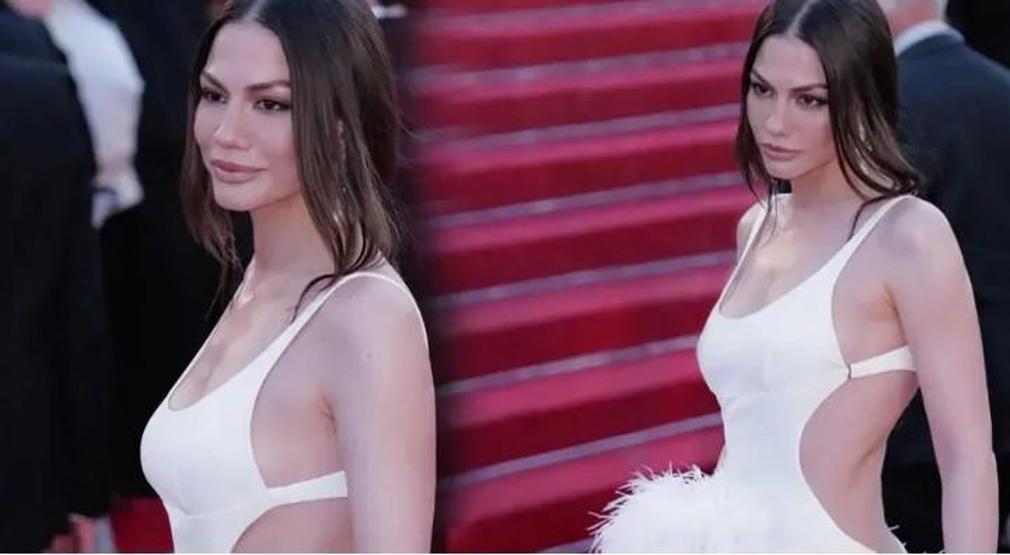 Demet Özdemir, Cannes’da göz kamaştırdı Eşref Rüya’nın Nisan’ı tüm dikkatleri üzerine çekti