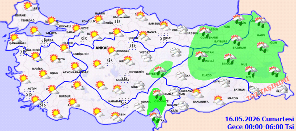 HAVA DURUMU 15 MAYIS CUMA METEOROLOJİ UYARDI: Bugün Hava Nasıl Olacak Ankara, Tokat, Düzce ve Sakarya İçin Kritik Uyarı...