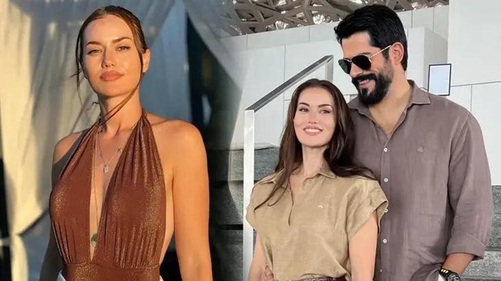 Burak Özçivitin güzeller güzeli eşi Fahriye Evcenden tatil paylaşımı: Yaz sezonu resmen başladı