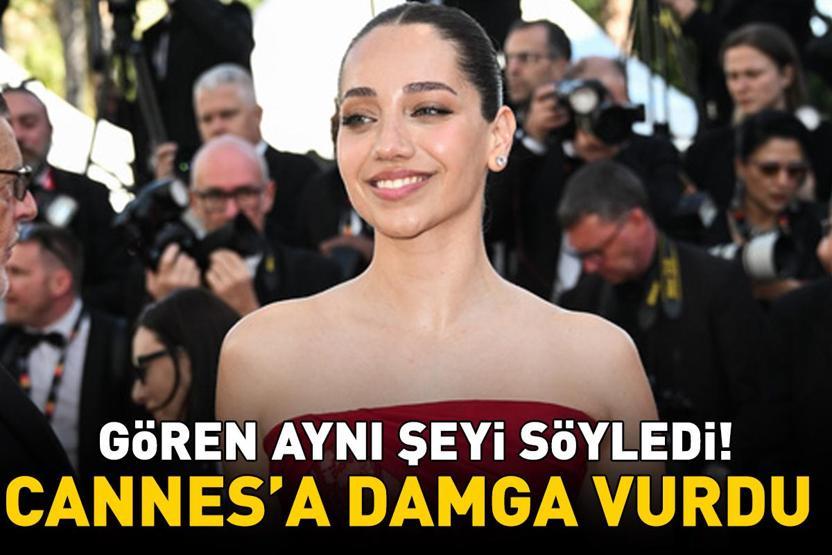 Özge Özacar, Cannesa damga vurdu Gören aynı şeyi söyledi: Çok güzel