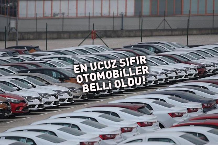 OTOMOBİLDE ZAM FRENİ En ucuz sıfır arabalar belli oldu İşte güncel liste