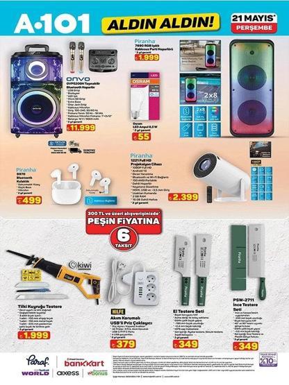 21 MAYIS A101 AKTÜEL KATALOĞU YAYINLANDI: Bu Hafta A101de Neler Var Kurban Bayramı Öncesi Dev İndirim...