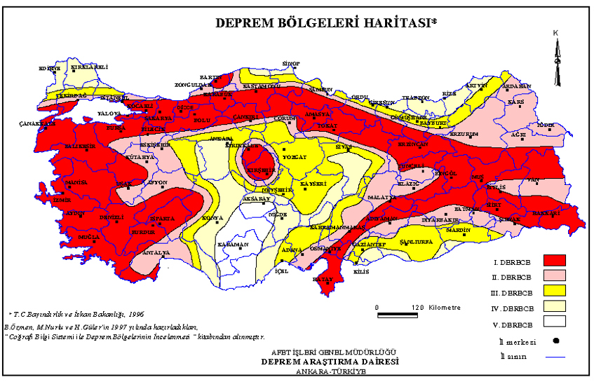 TÜRKİYE DEPREM HARİTASI 2026: AFAD ve MTA Diri Fay Hattı Fay Hatları Hangi İllerden Geçiyor En Çok ve En Az Deprem Riski Olan İller Neler